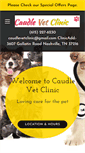 Mobile Screenshot of caudlevetclinic.com